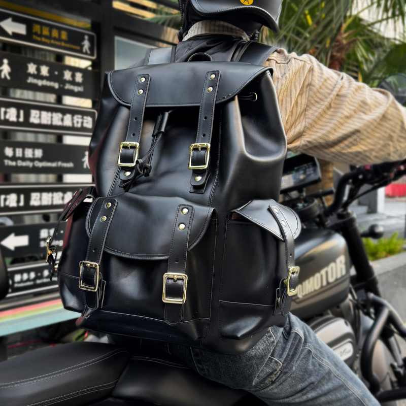 Leather Backpack Vintage - Produk Baru Ransel Kulit Tas Travel