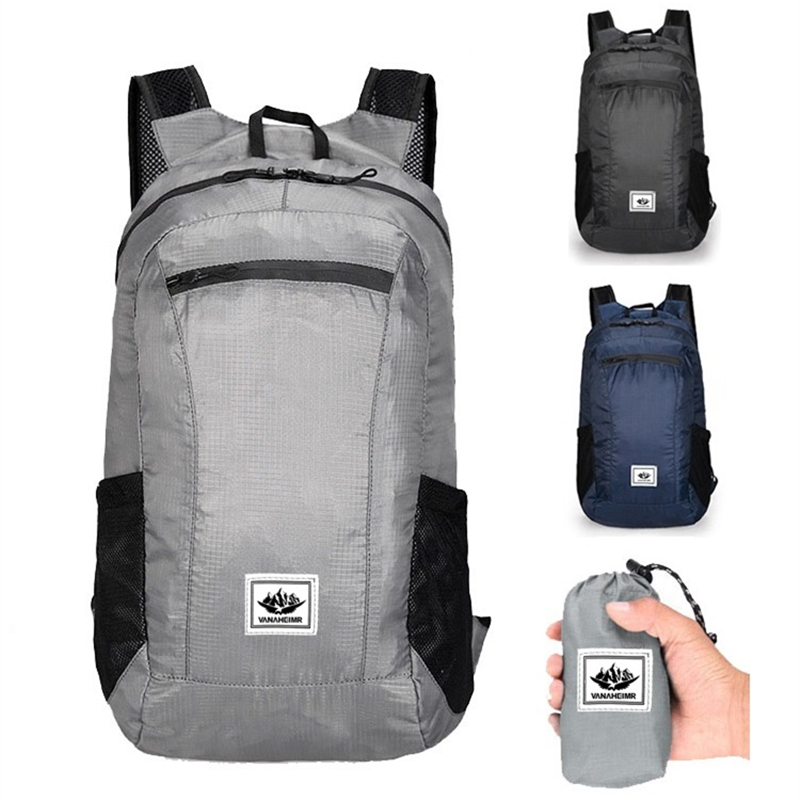 Foldable Backpack Small - Tas Hiking luar ruangan 20l, tas