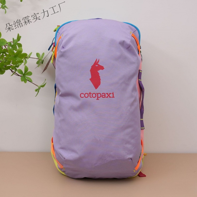 Hiking Backpack Waterproof - Ransel Blok Warna Tahan Air Pria