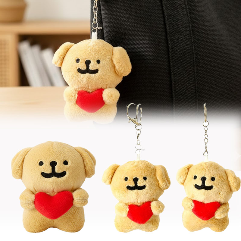 Mini Backpack Purse - 1-10 Buah Gantungan Kunci Boneka Anjing