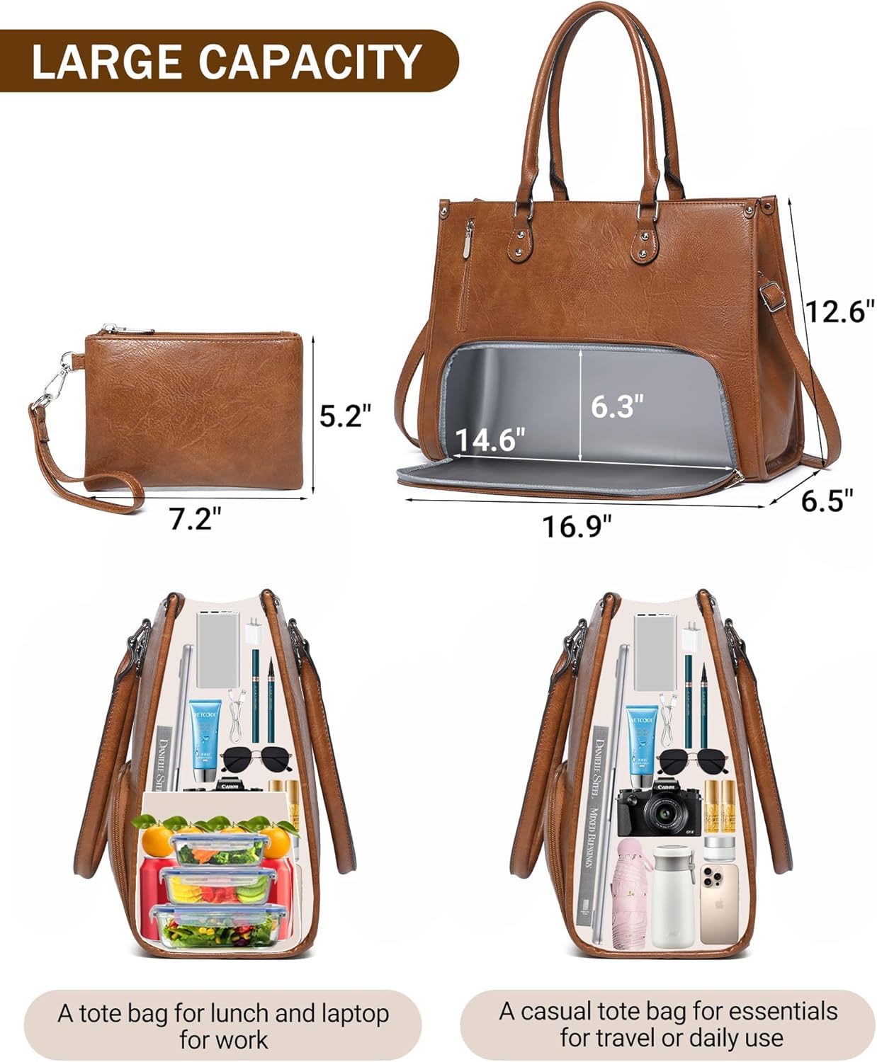 Laptop Backpack 15.6 - Tas Laptop 2 in 1 dengan