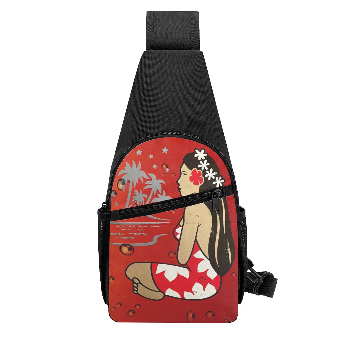 Sling Backpack Shoulder - Hinano Tahiti Tas Dada Pria Tas