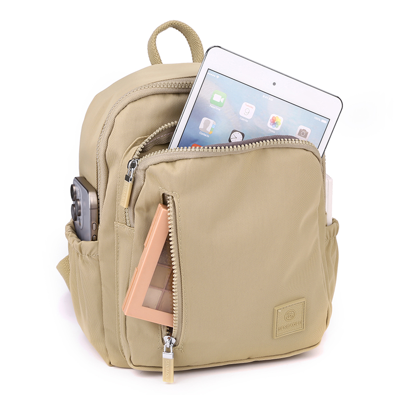 Canvas Backpack Casual - Ransel tahan air untuk wanita, tas