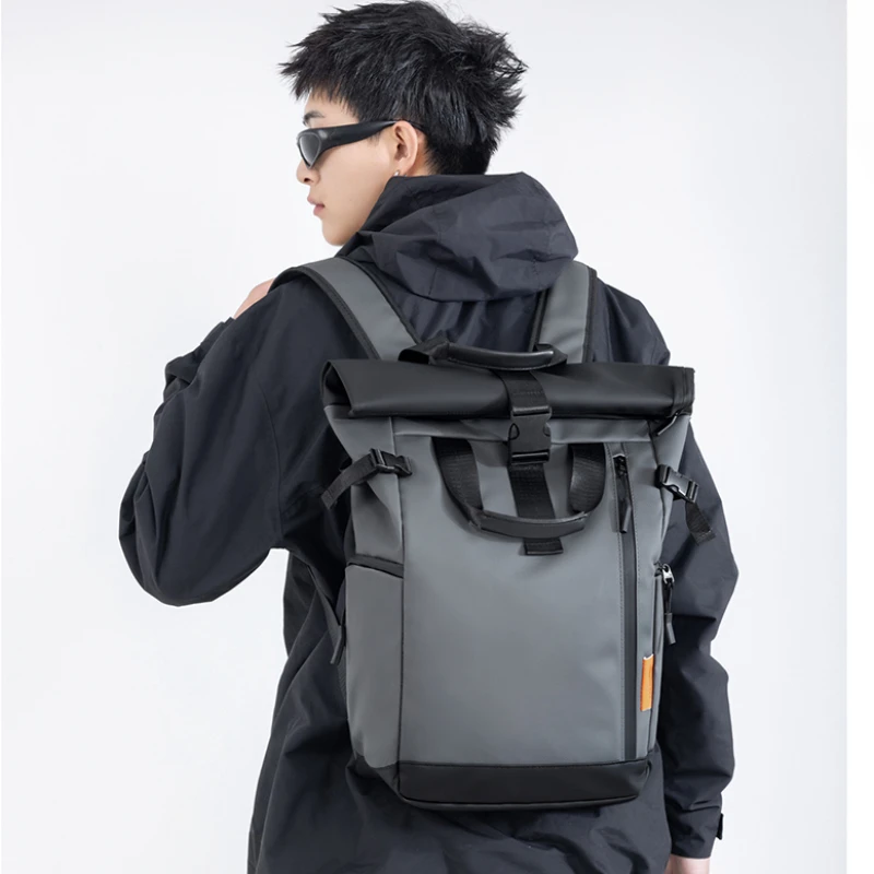 Canvas Backpack Casual - Tas Ransel Unisex Minimalis Modis Kapasitas