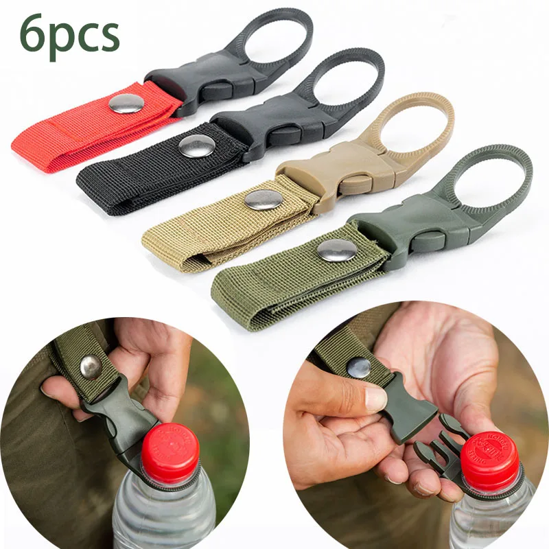 Rucksack Military Style - 6 buah gantungan botol air kait