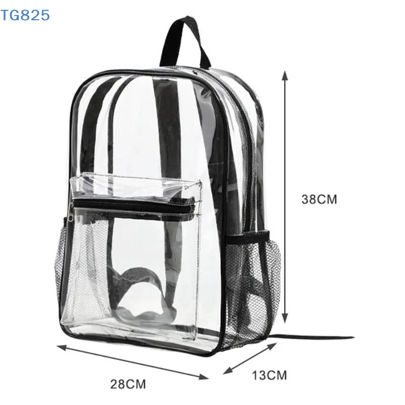 Canvas Backpack Casual - 【AN】【AN】Ransel Olahraga Luar Ruangan PVC Transparan,