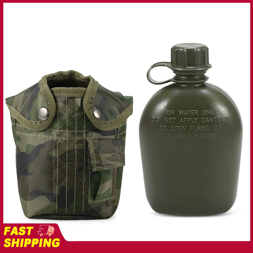 Rucksack Military Style - Botol Air Ketahanan Hidup untuk Berkemah,