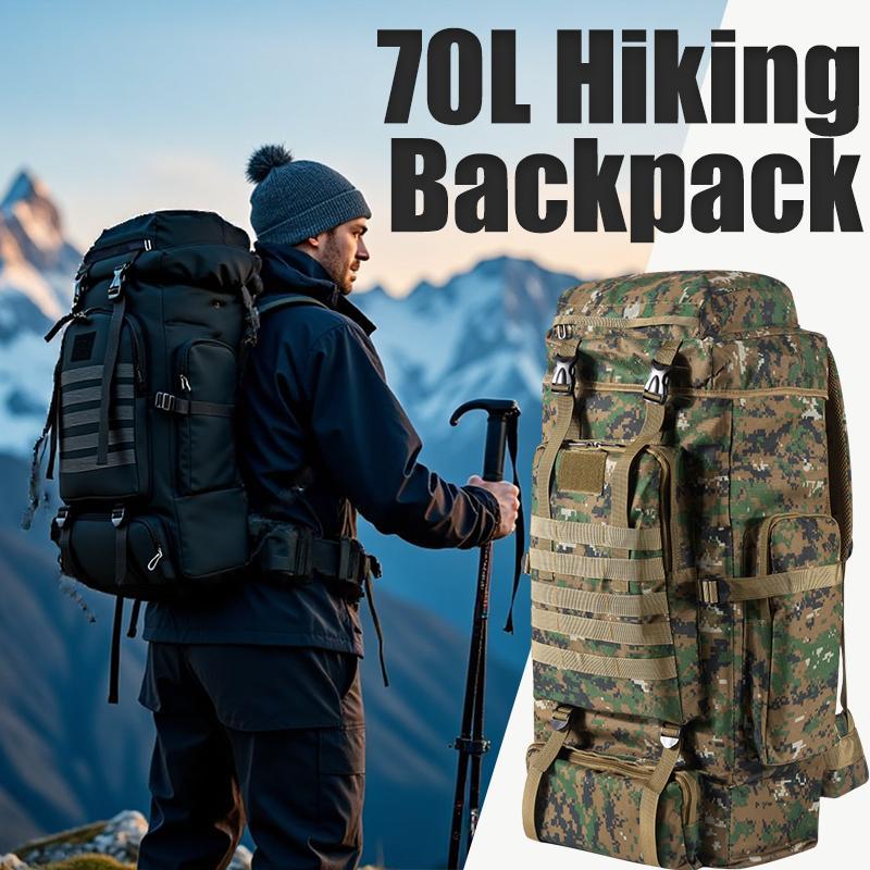 Hiking Backpack Waterproof - Ransel Hiking Profesional 70L Kapasitas Besar