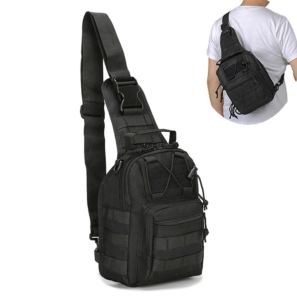 Sling Backpack Shoulder - Tas Selempang Pria, Tas Ransel Dada,