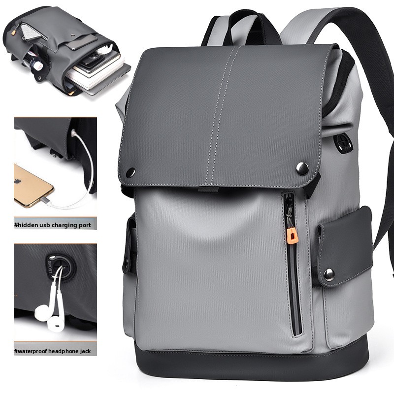 Business Backpack Brief - Logo Kustom Tas Ransel Bisnis Baru