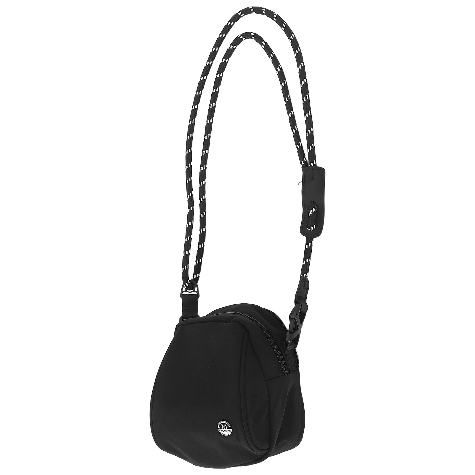 Mini Backpack Purse - Tas Selempang Kulit Hitam Ringan, Pouch