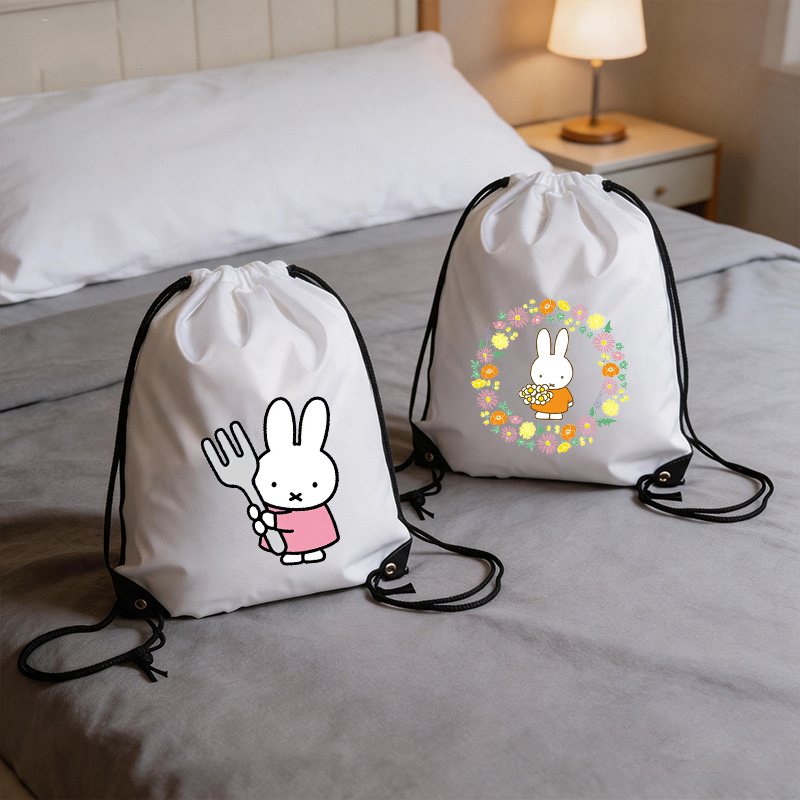 Drawstring Gym Bag - Tas Serut Miffys Wanita Tahan Air,