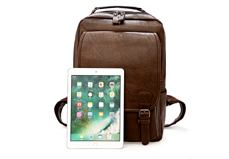 Business Backpack Brief - Ransel Laptop Tahan Air Multifungsi Pu
