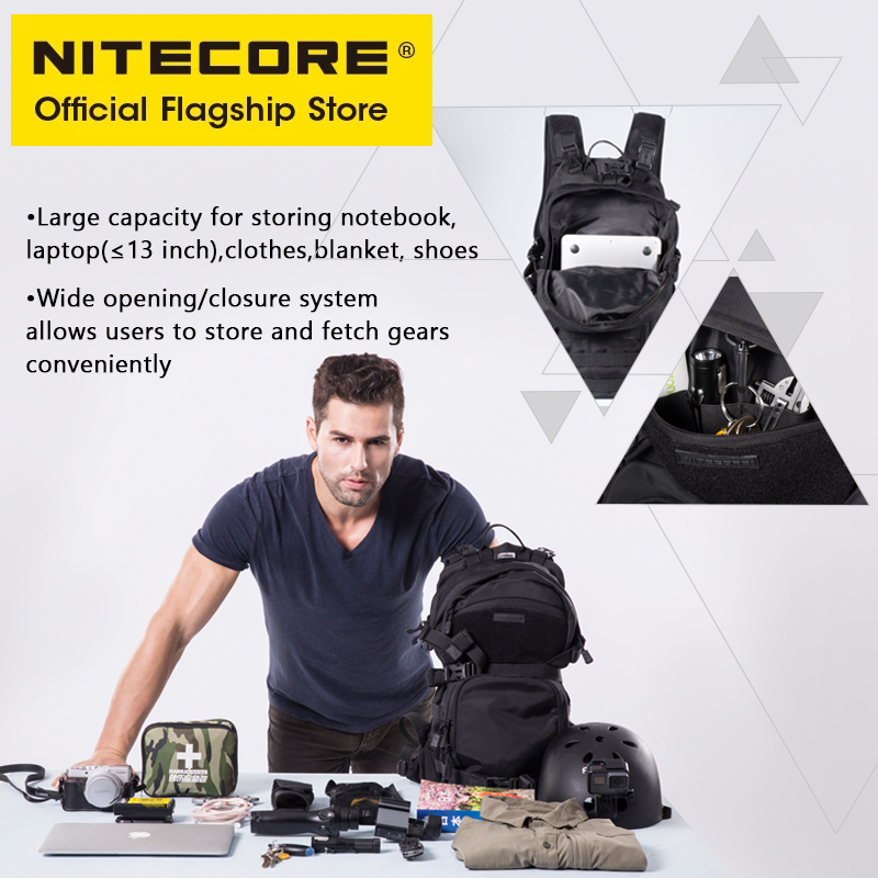 NITECORE BP20 20L tas punggung - Rucksack Military Style ulasan dan harga