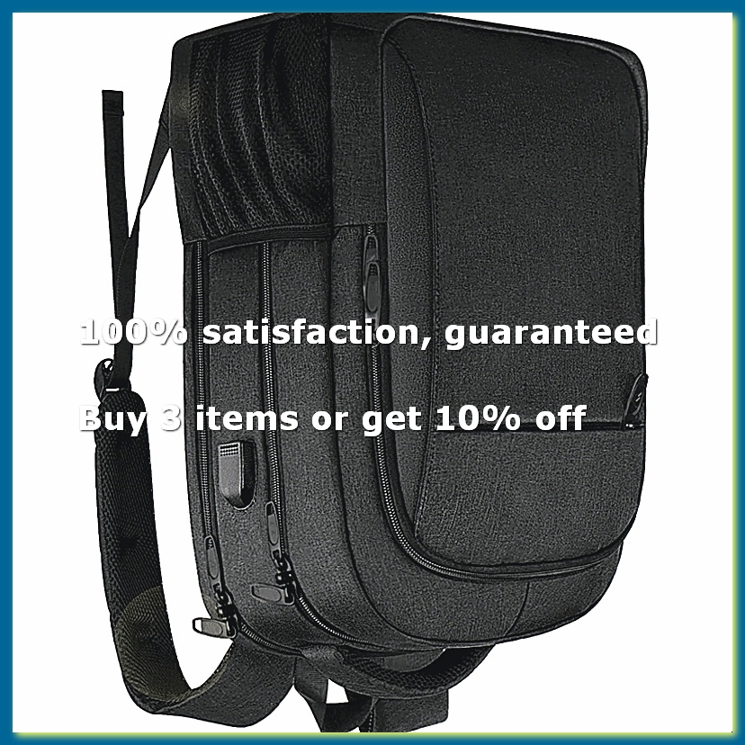 Ransel Laptop Anti Maling USB  - Travel Backpack Anti Theft ulasan dan harga