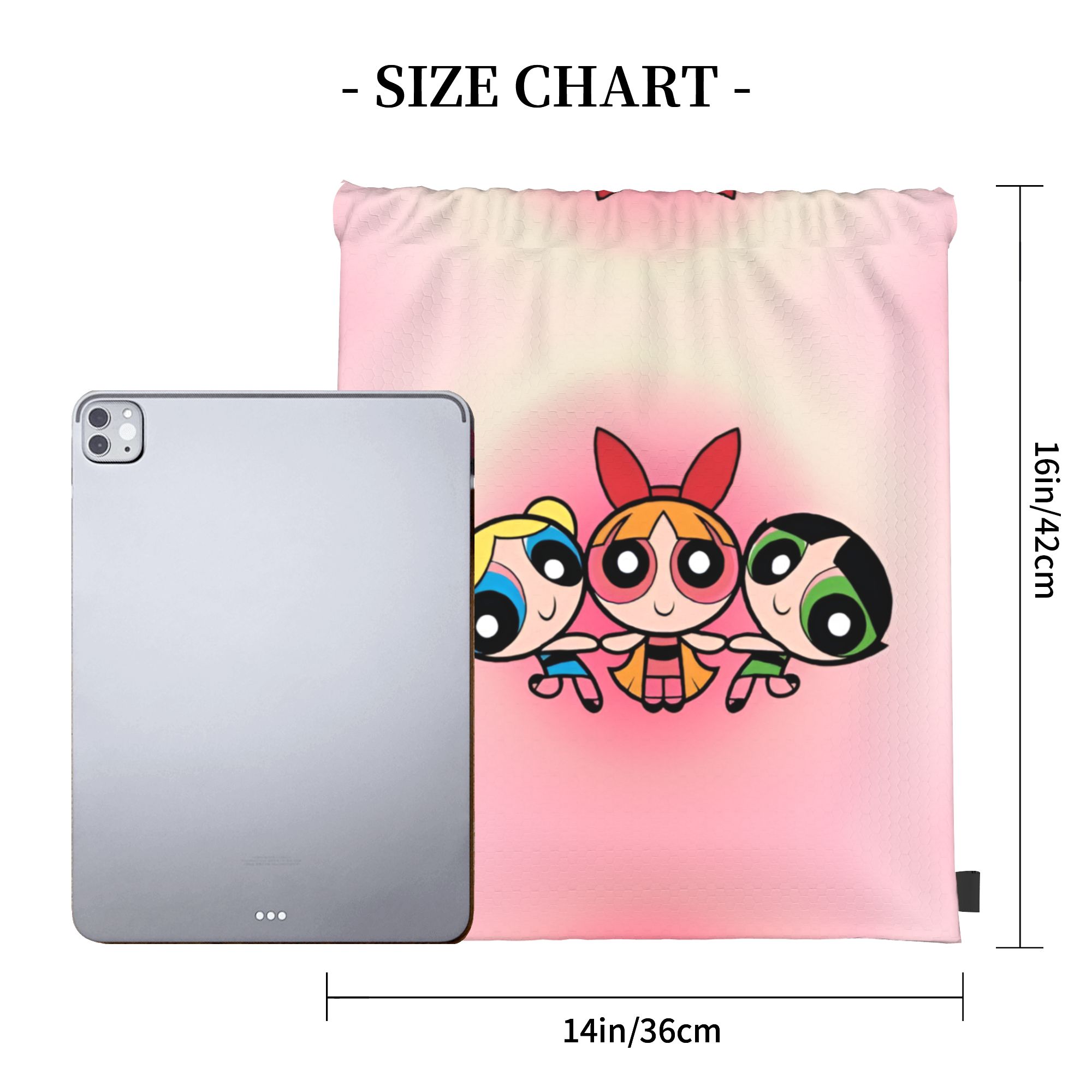 Custom Poweres Anime Puffes Dr - Drawstring Gym Bag ulasan dan harga