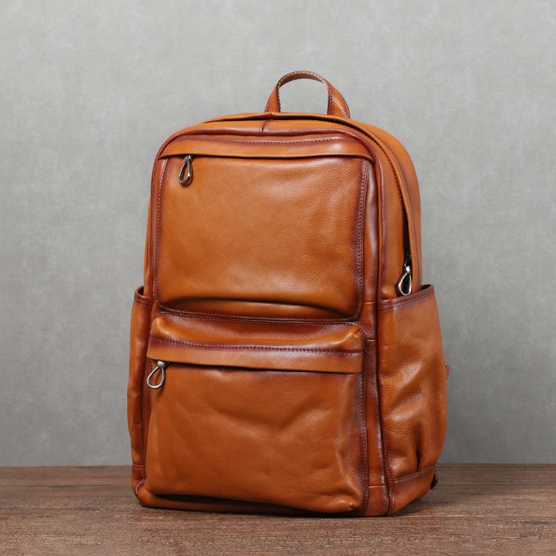 YETTIES Ransel Kulit Sapi Asli - Leather Backpack Vintage ulasan dan harga
