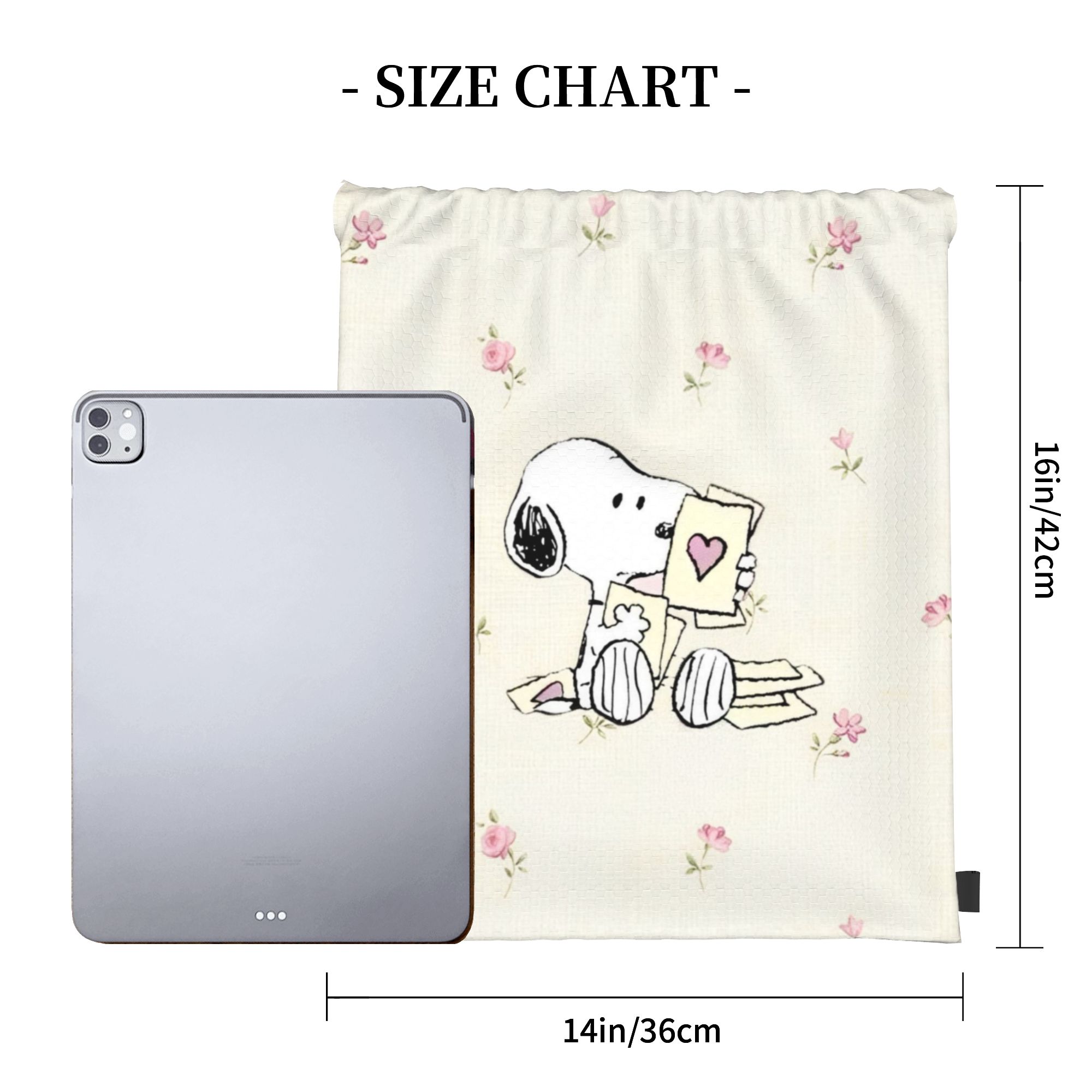S-Snoopys Loving Gesture Backp - Drawstring Gym Bag ulasan dan harga