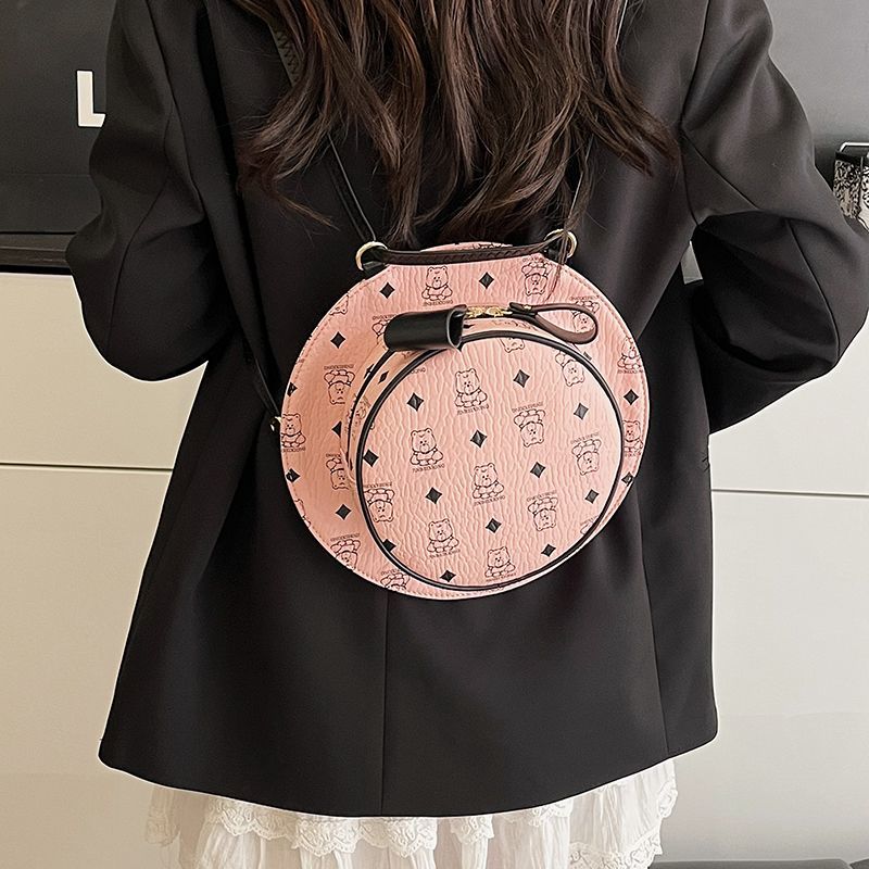 Tas Ransel Desain Topi Lucu Wa - Leather Backpack Vintage ulasan dan harga