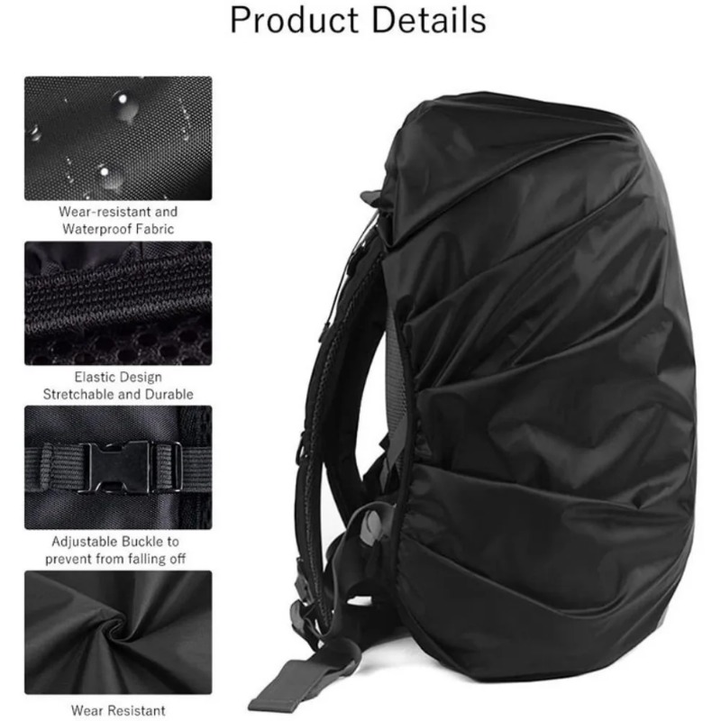 Tas ransel tahan air reflektif - Rain Cover Backpack ulasan dan harga