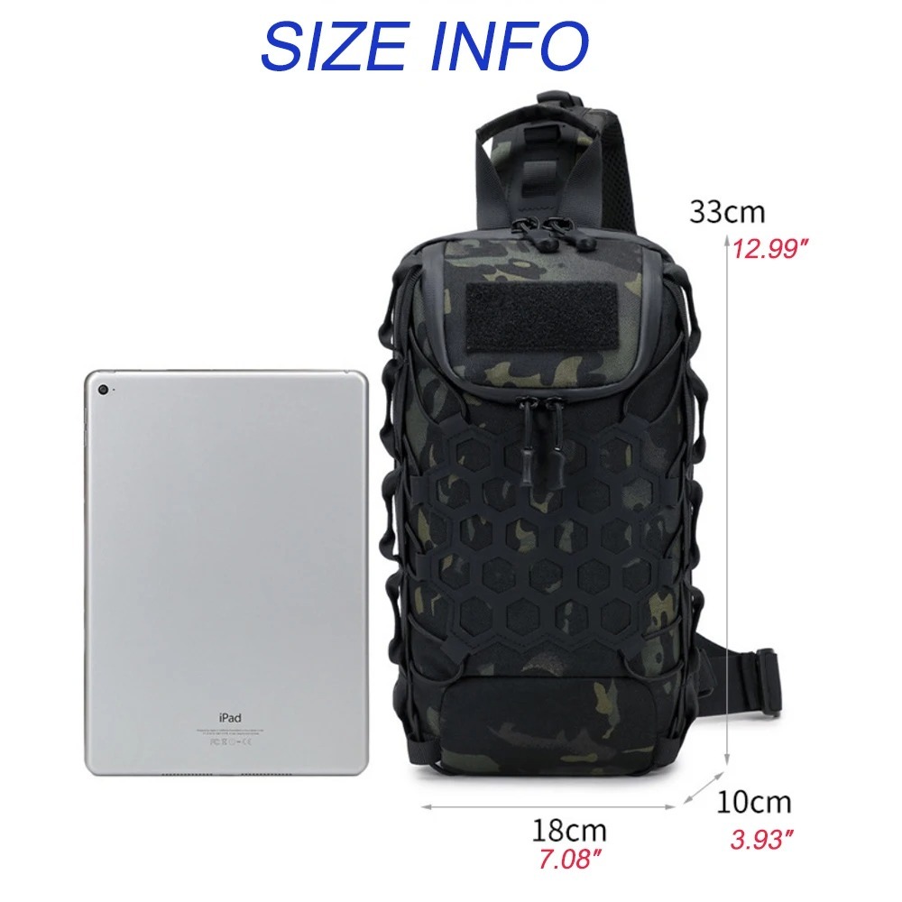 Tas Selempang Taktis Outdoor 2 - Sling Backpack Shoulder ulasan dan harga