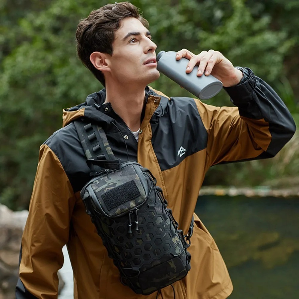 Tas Selempang Taktis Outdoor 2 - Sling Backpack Shoulder ulasan dan harga