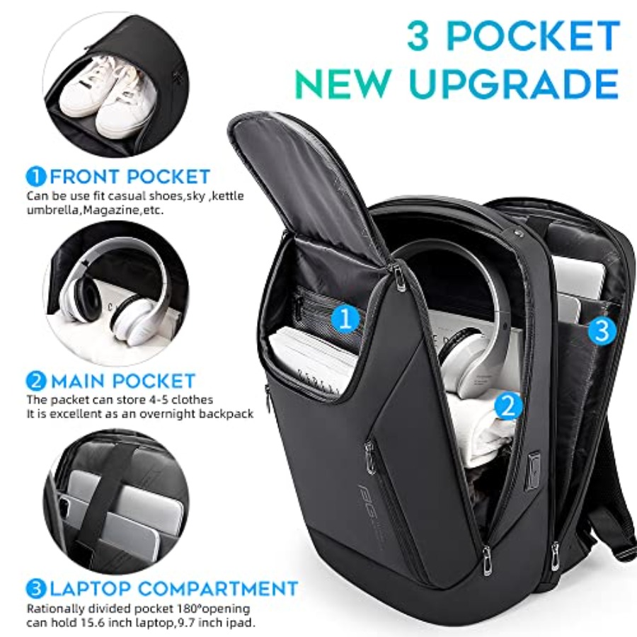 Tas Ransel Bisnis Pintar Tahan - Laptop Backpack 15.6 ulasan dan harga