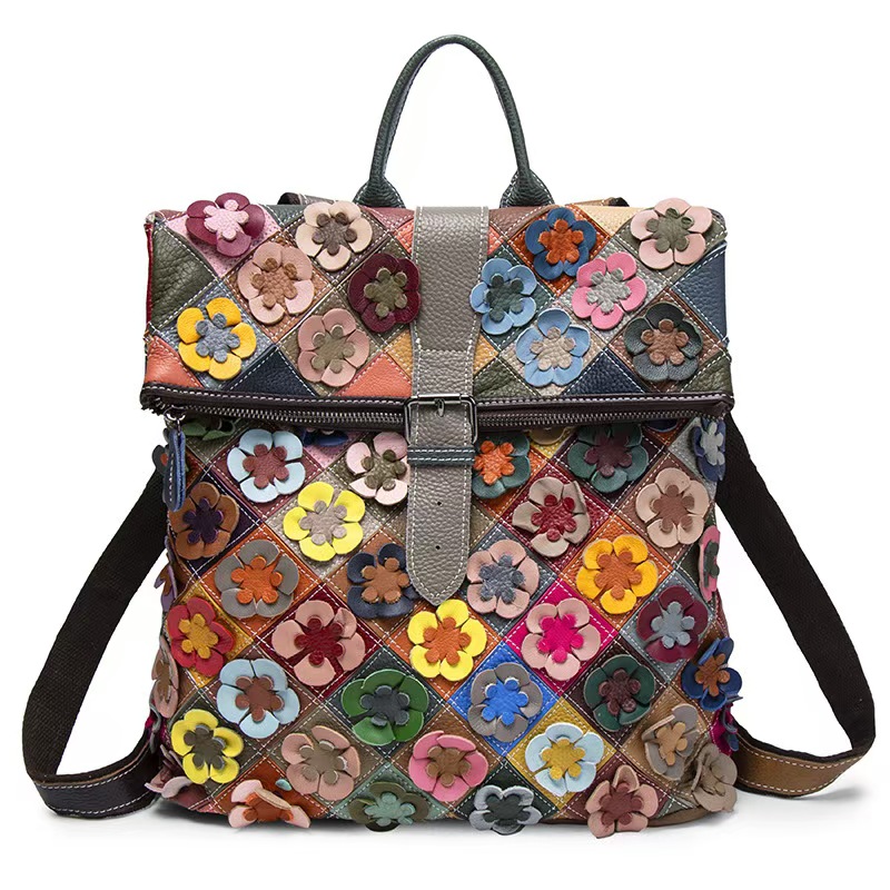 Tas Ransel Kulit Asli Wanita V - Leather Backpack Vintage ulasan dan harga