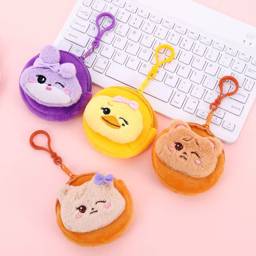 Dompet Koin Plush Kawaii Baru  - Mini Backpack Purse ulasan dan harga