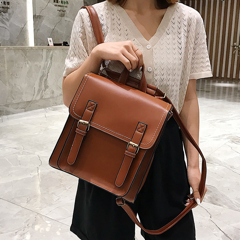 Ransel Antik Wanita Tas Kulit  - Leather Backpack Vintage ulasan dan harga