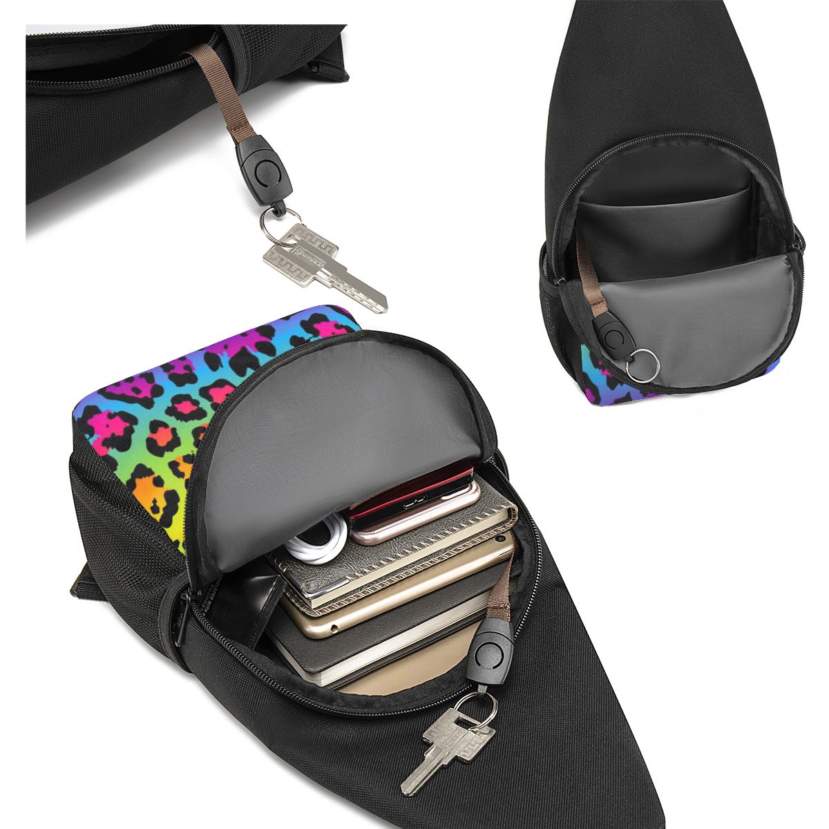 Tas Dada Motif Macan Tutul Pel - Sling Backpack Shoulder ulasan dan harga