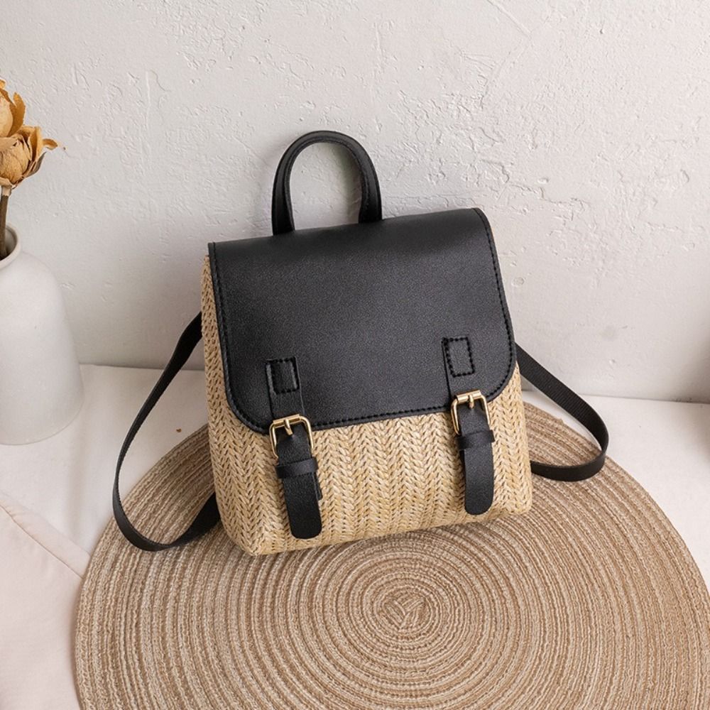 Tas Serbaguna Ransel Jerami Ku - Leather Backpack Vintage ulasan dan harga