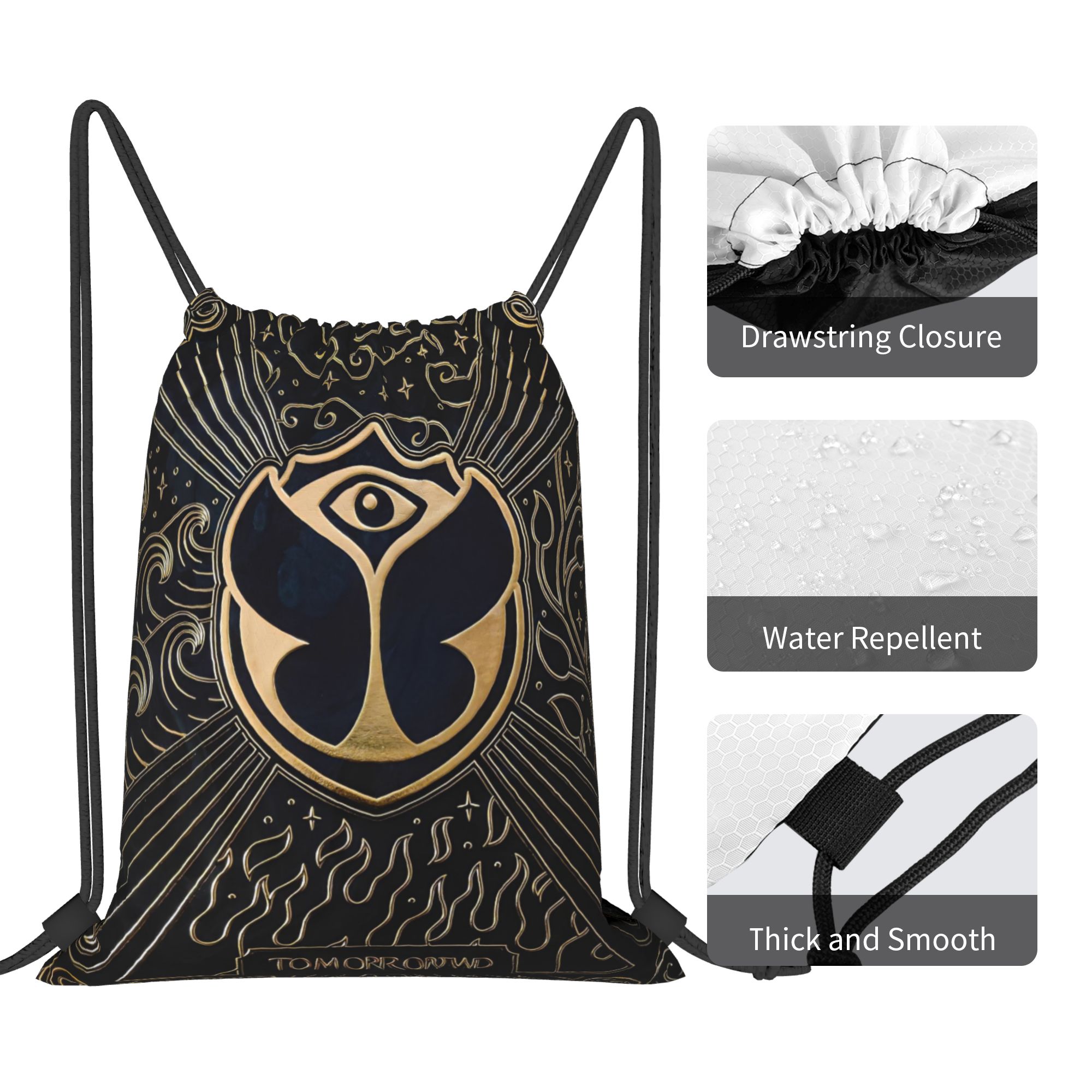 Tomorrowlands Drawstring Backp - Drawstring Gym Bag ulasan dan harga