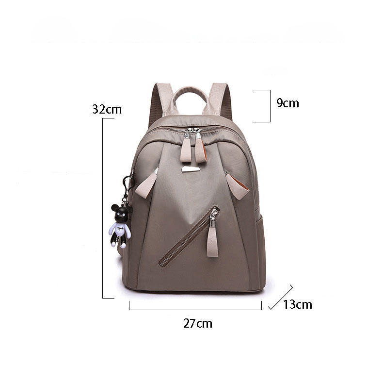Ransel Kain Oxford Wanita Tas  - Travel Backpack Anti Theft ulasan dan harga