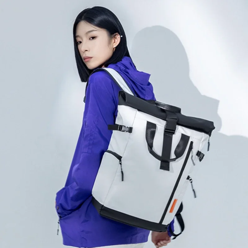 Tas Ransel Unisex Minimalis Mo - Canvas Backpack Casual ulasan dan harga