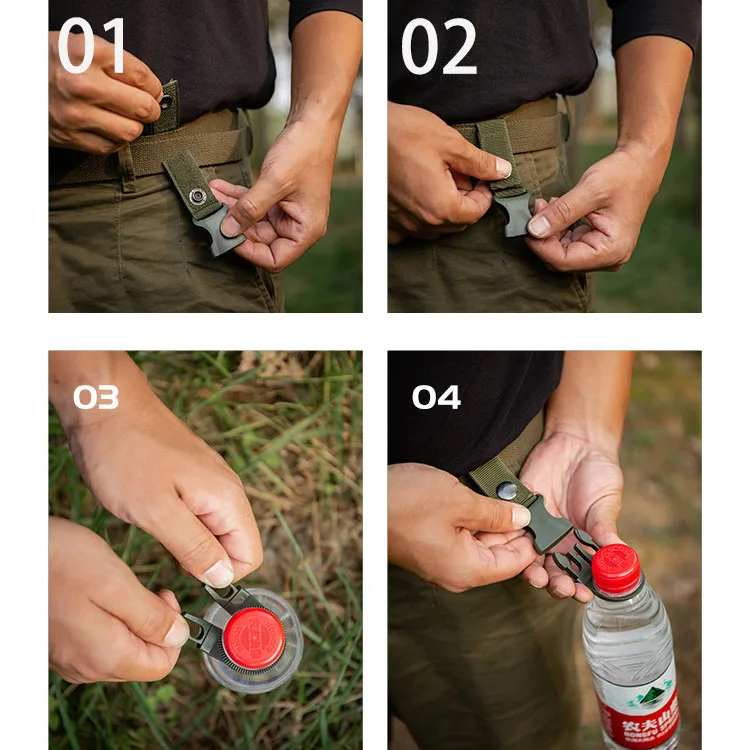 6 buah gantungan botol air kai - Rucksack Military Style ulasan dan harga