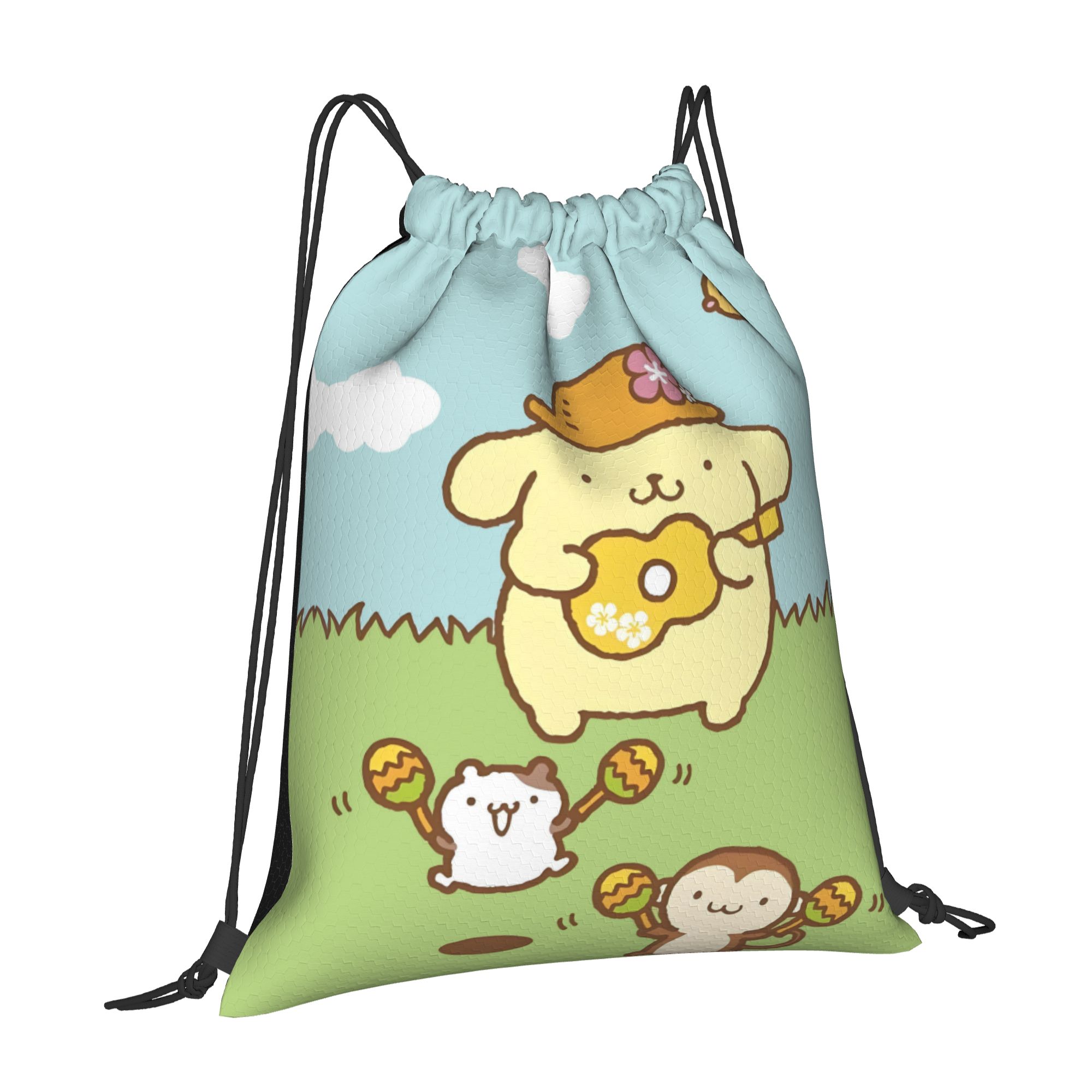 Tas Ransel Serut P-Pompompurin - Drawstring Gym Bag ulasan dan harga
