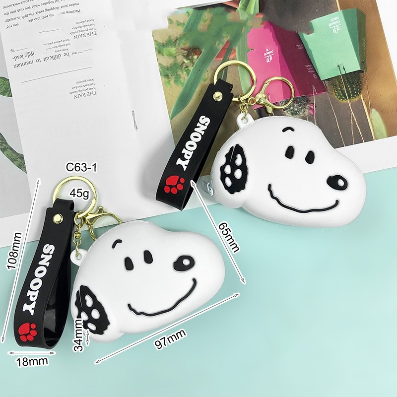 Gantungan kunci kartun Snoopy  - Mini Backpack Purse ulasan dan harga