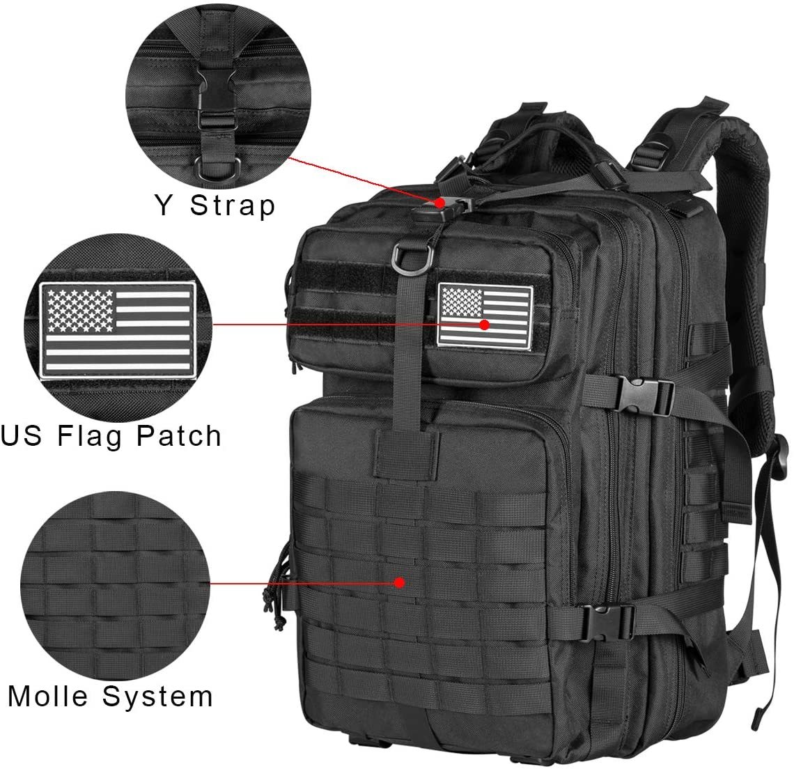 AA 60L Ransel Taktis Militer T - Rucksack Military Style ulasan dan harga