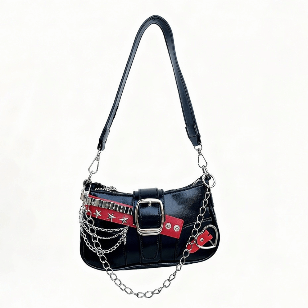 Tas Bahu Vintage Y2K Kulit PU  - Leather Backpack Vintage ulasan dan harga