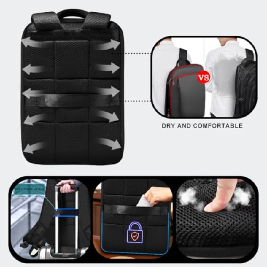 Ransel Laptop 15 15.6 16 Inci  - Laptop Backpack 15.6 ulasan dan harga