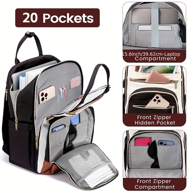 Tas Ransel Laptop Wanita Dua W - Laptop Backpack 15.6 ulasan dan harga