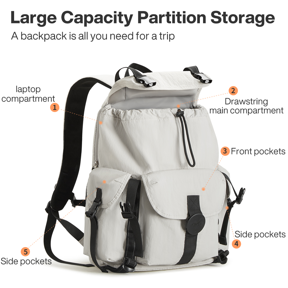 Tas Ransel Perjalanan Mixi 18  - Hiking Backpack Waterproof ulasan dan harga