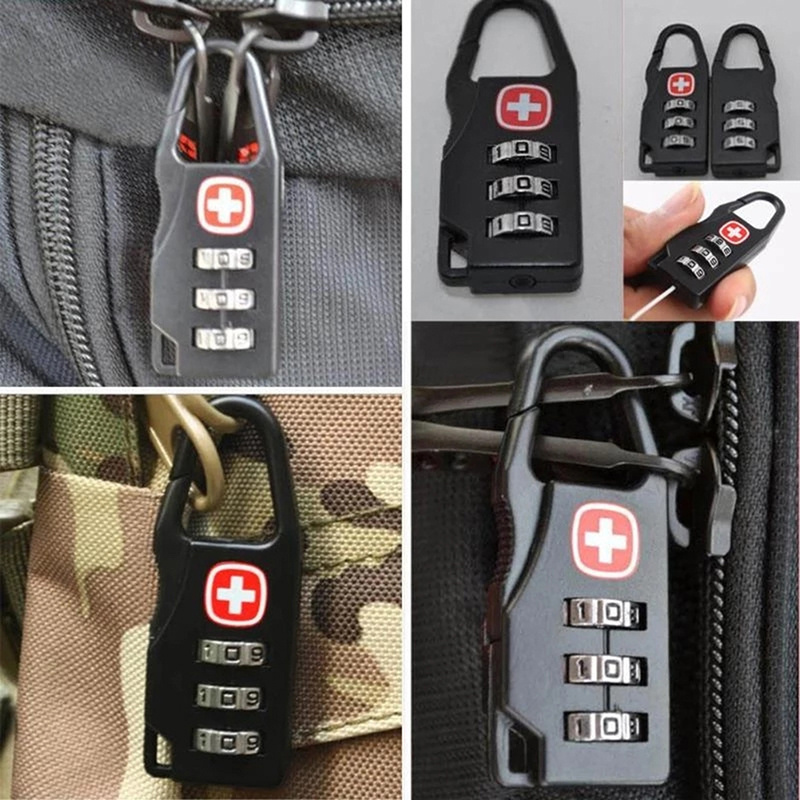 Kunci Mini Outdoor, kunci keci - Backpack Lock Combo ulasan dan harga