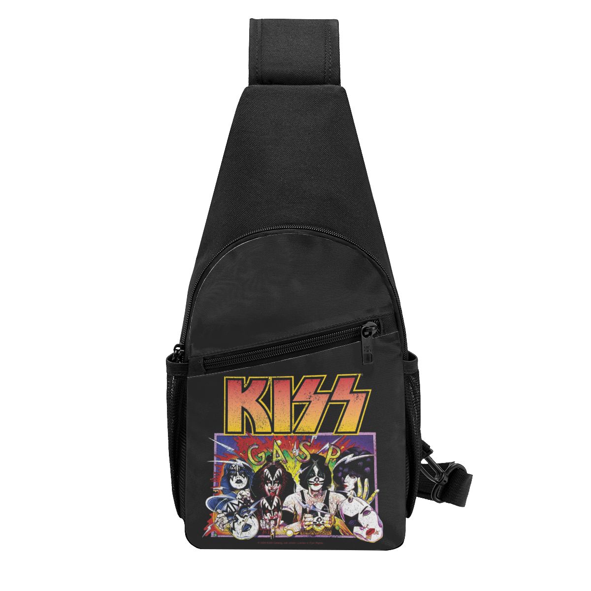 Rock Roll Band Kiss Cat Chest  - Sling Backpack Shoulder ulasan dan harga