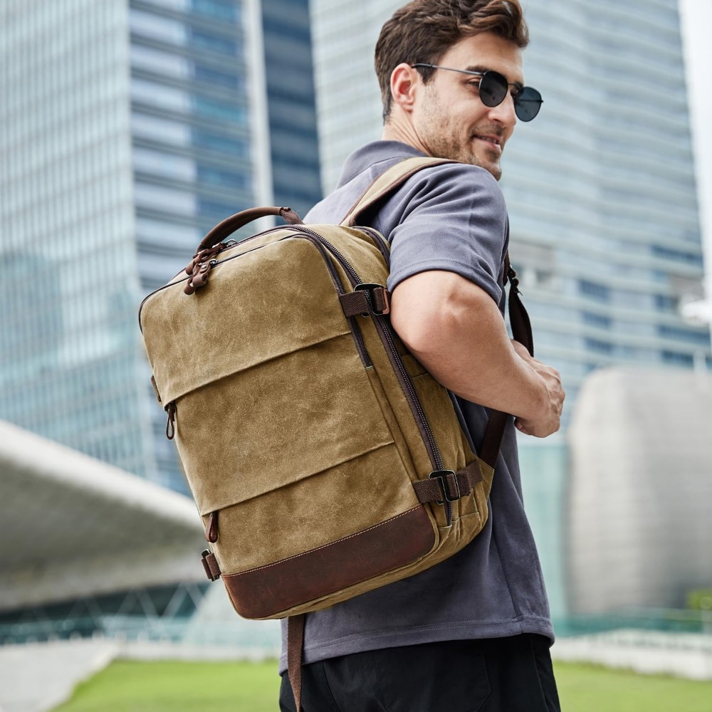 Tas Ransel Perjalanan untuk Pr - Canvas Backpack Casual ulasan dan harga
