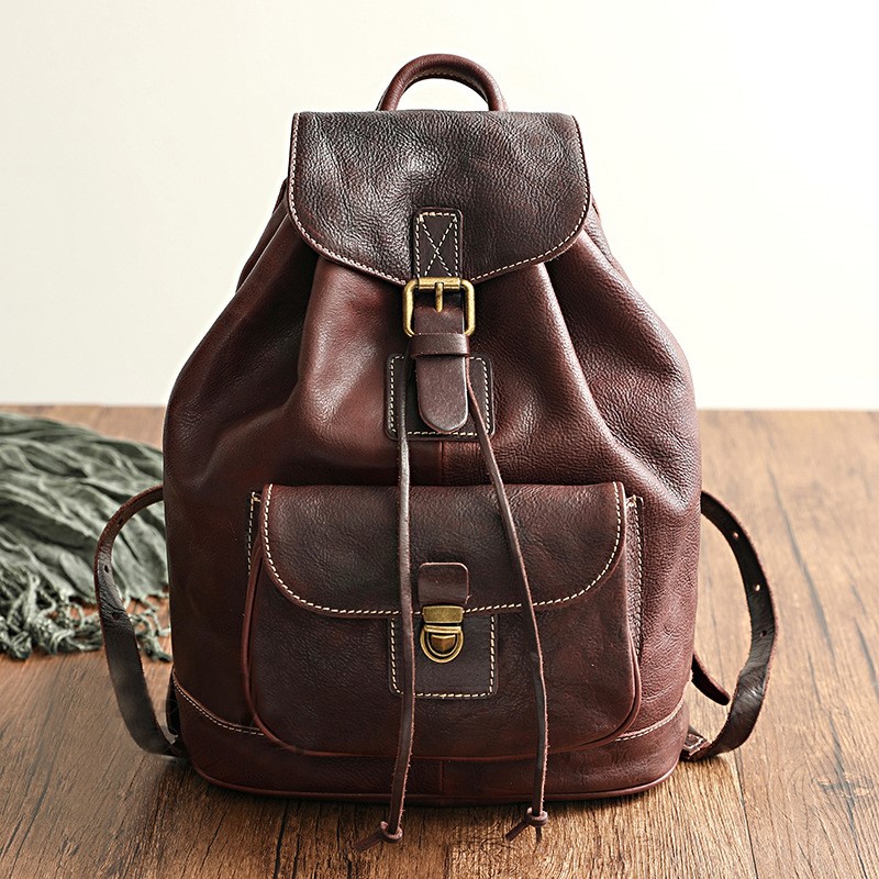Johnature Tas Travel Santai Ra - Leather Backpack Vintage ulasan dan harga