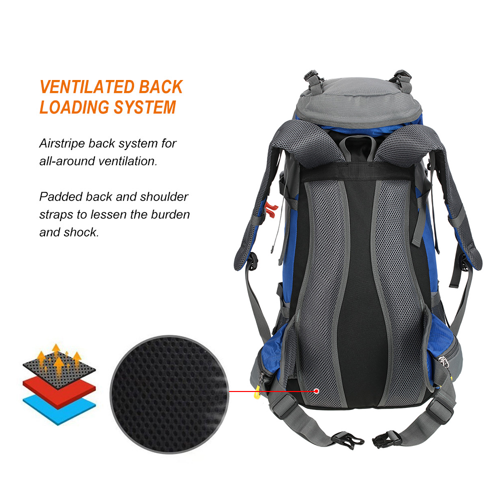 Lixada tas punggung nilon 50l, - Rain Cover Backpack ulasan dan harga