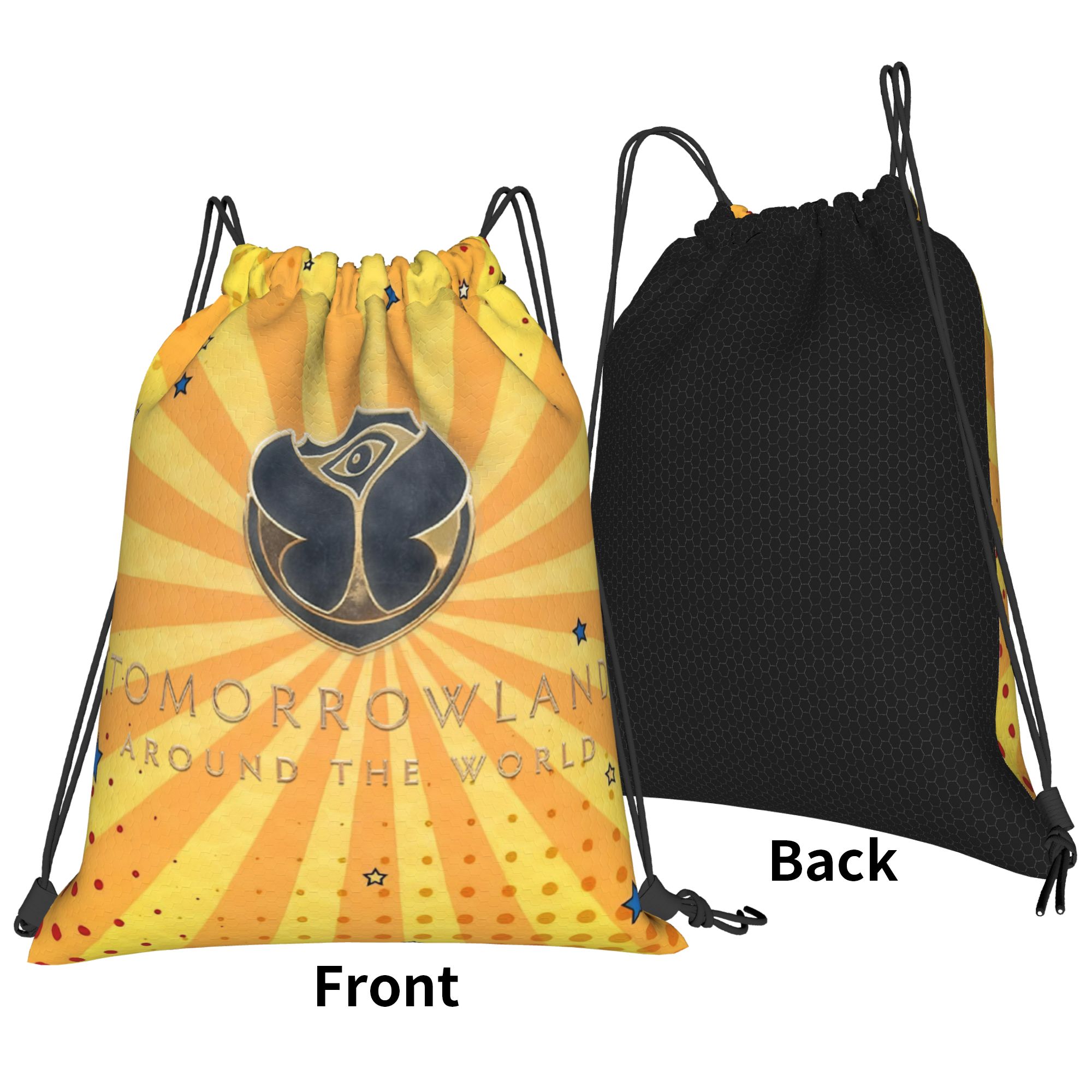 Tas Serut Musik Festival Tomor - Drawstring Gym Bag ulasan dan harga
