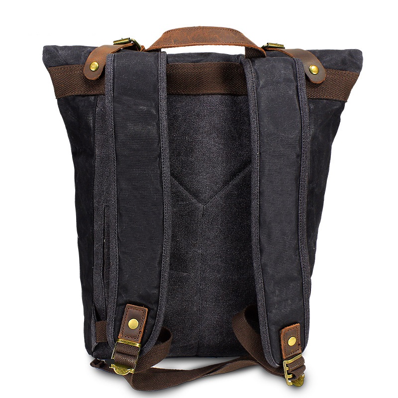 Ransel Kulit Kanvas Retro untu - Leather Backpack Vintage ulasan dan harga